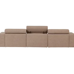 Woood Novi chaise longue bank rechts boucle taupe