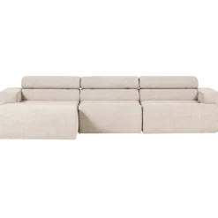 Woood Novi chaise longue bank links boucle naturel