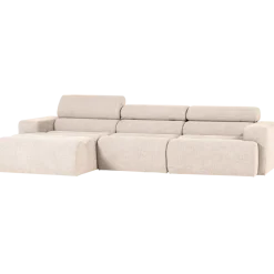 Woood Novi chaise longue bank links boucle naturel