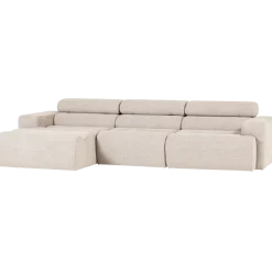 Woood Novi chaise longue bank links boucle naturel