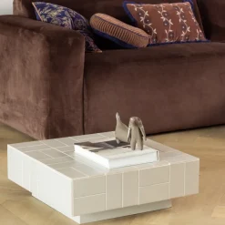Woood Odina Salontafel Vierkant Tegels Grijs [FSC]