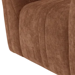 Woood Omaire Fauteuil Chenille Roestbruin [FSC]