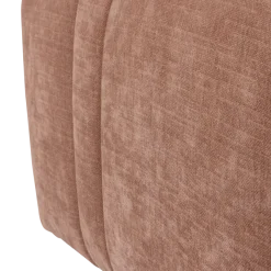 Woood Omaire Hocker Chenille Lichtroze [FSC]