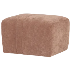 Woood Omaire Hocker Chenille Lichtroze [FSC]