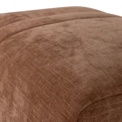 Woood Omaire Hocker Chenille Roestbruin [FSC]