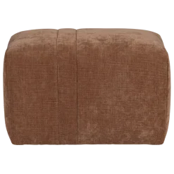 Woood Omaire Hocker Chenille Roestbruin [FSC]