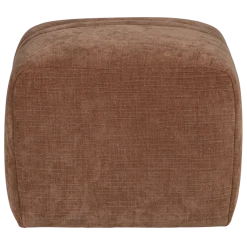 Woood Omaire Hocker Chenille Roestbruin [FSC]