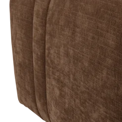 Woood Omaire Hocker Chenille Lichtbruin [FSC]