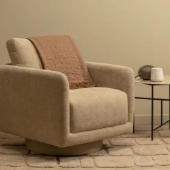 Woood Oscar draaifauteuil naturel
