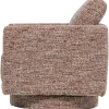 Woood Oska Draaifauteuil Bruin Melange