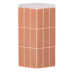 Woood Plu Decoratieve Bijzettafel 54x38x32 Cm Keramiek Oudroze