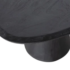 Woood Posture salontafel hout zwart ø120cm