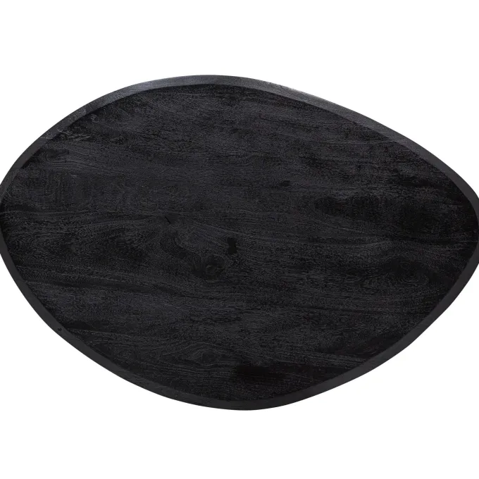 Woood Posture salontafel hout zwart ø120cm