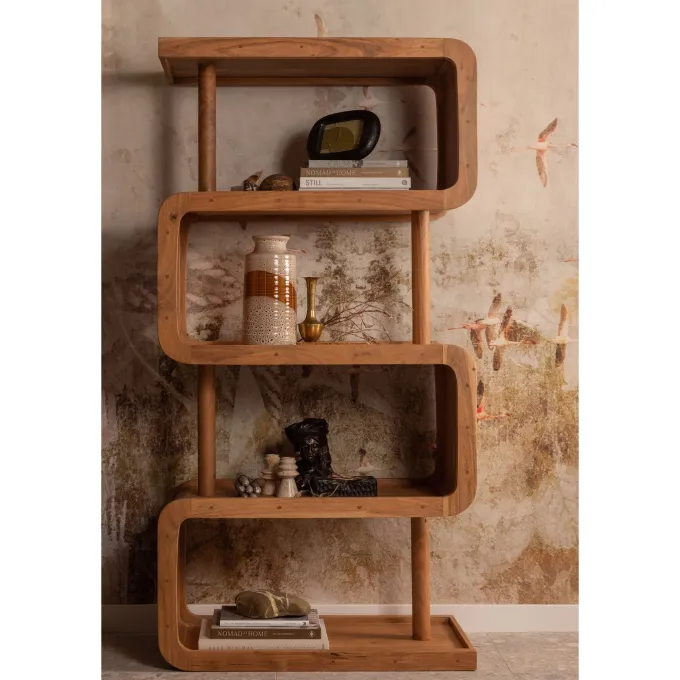 Woood Rattle open kast hout naturel