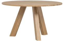 Woood Rhonda Eettafel Ø129cm Eiken Naturel [fsc]