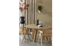 Woood Rhonda Xl Eettafel Ø 150cm Eiken Naturel [fsc]