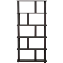 Woood Riss boekenkast eikenhout mystic brown 186x90cm