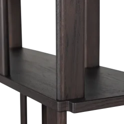 Woood Riss boekenkast eikenhout mystic brown 186x90cm