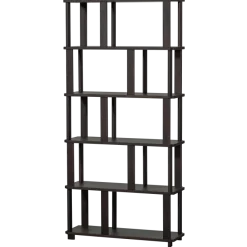 Woood Riss boekenkast eikenhout mystic brown 186x90cm