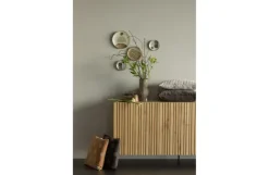 Woood Riv Kussen Fluweel Espresso 45x45cm