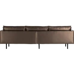 Woood Rodeo 3-Zits Bank Metallic Koper Bruin