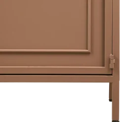 Woood Ronja vitrinekast xl metaal military brown
