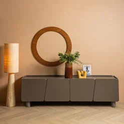 Woood Root Tv Meubel 200 Cm Grenen Truffel Bruin [fsc]