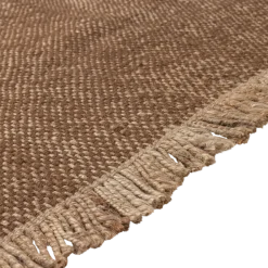 Woood Ruglio Vloerkleed 200x300 Cm Wol/Jute Bruin
