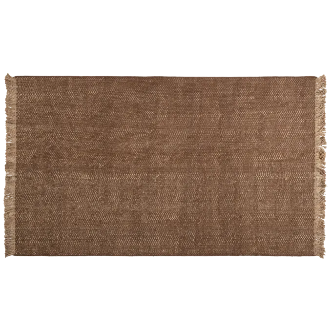 Woood Ruglio Vloerkleed 200x300 Cm Wol/Jute Bruin