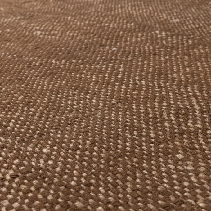 Woood Ruglio Vloerkleed 170x240 Cm Wol/Jute Bruin