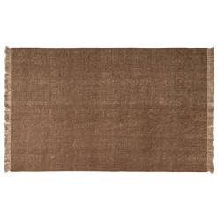 Woood Ruglio Vloerkleed 170x240 Cm Wol/Jute Bruin