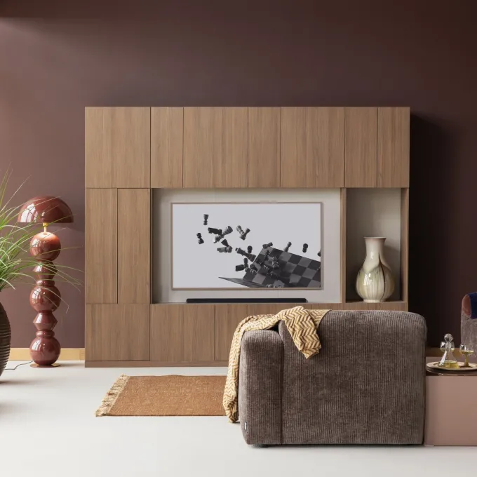 Woood Ruglio Vloerkleed 170x240 Cm Wol/Jute Bruin