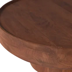 Woood Salontafel Dara Mangohout Bruin Ø 90cm