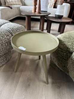 Woood Sasha Bijzettafel Militair Bruin 41cm