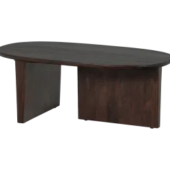 Woood Seam Salontafel Mango Hout Donkerbruin