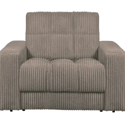 Woood Second date fauteuil grove ribstof mud