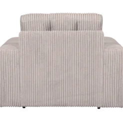 Woood Second date fauteuil grove ribstof naturel