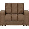 Woood Second date fauteuil structure velvet brass