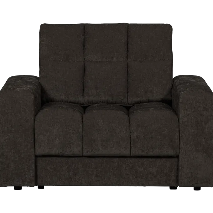 Woood Second date fauteuil vintage antraciet