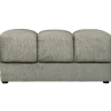 Woood Second date hocker structure velvet frost
