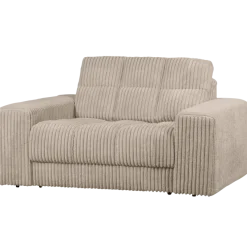 Woood Second date loveseat grove ribstof travertin