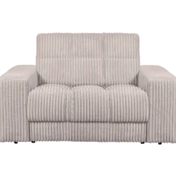 Woood Second date loveseat grove ribstof naturel