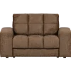 Woood Second date loveseat structure velvet brass