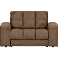 Woood Second date loveseat structure velvet brass