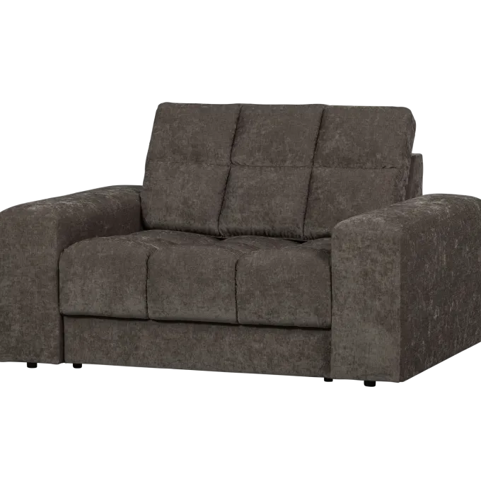 Woood Second date loveseat vintage warm grijs