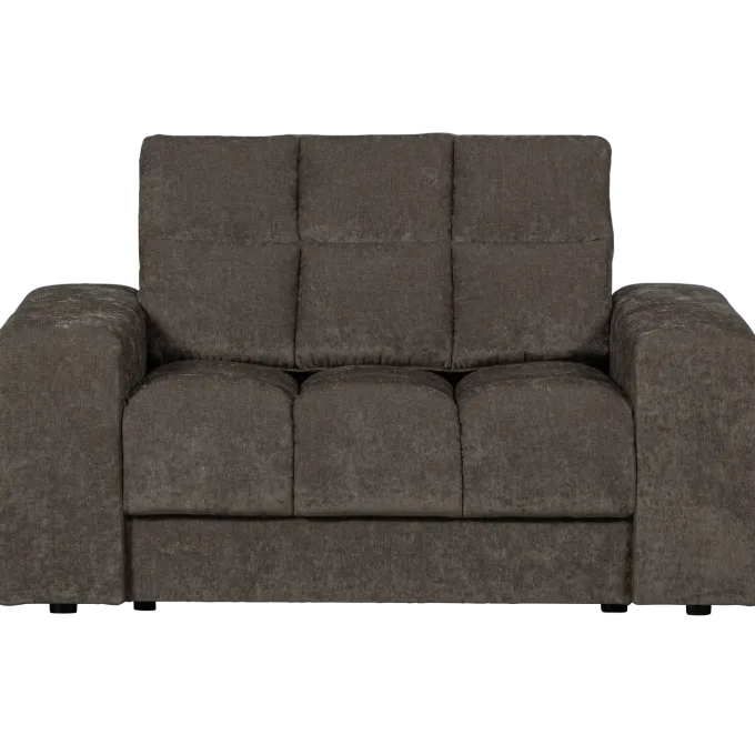 Woood Second date loveseat vintage warm grijs