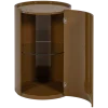 Woood Sera Ronde Kast 72xo45 Cm Hout Hoogglans Honinggeel [fsc]