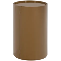 Woood Sera Ronde Kast 72xo45 Cm Hout Hoogglans Honinggeel [fsc]