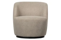 Woood Serra Draaifauteuil Geweven Stof Zand