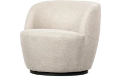 Woood Serra Draaifauteuil Geweven Stof Off White